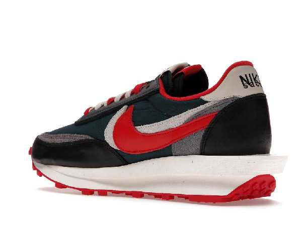 Nike LD Waffle x sacai x Undercover Midnight Spruce University Red