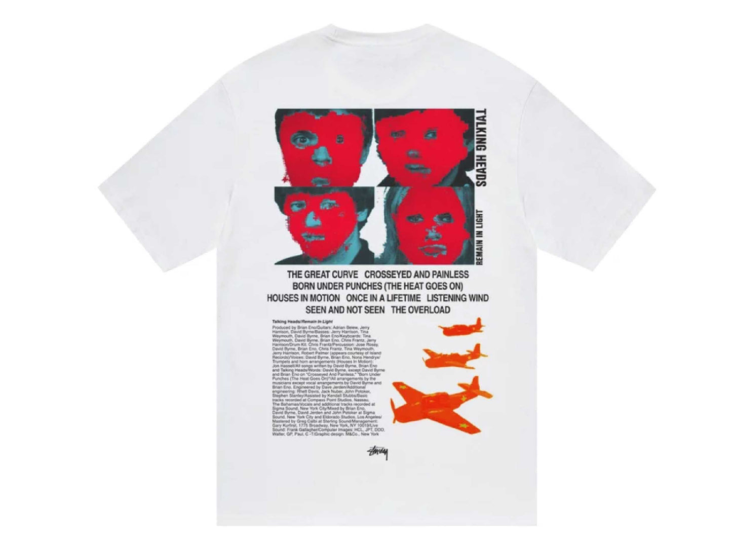 Stussy X Talking Heads Remain In Light Tee (WHITE)