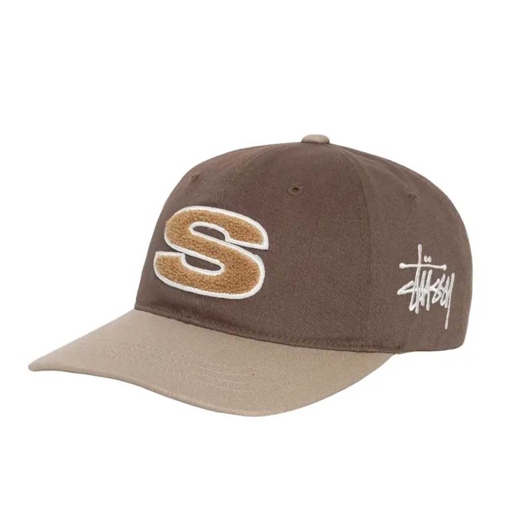 Stussy Low Pro Chenille S Strapback (BROWN)