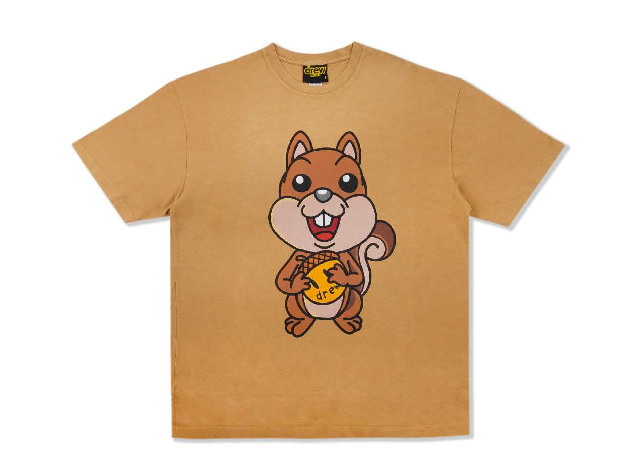 drew house sherman ss tee (BROWN)