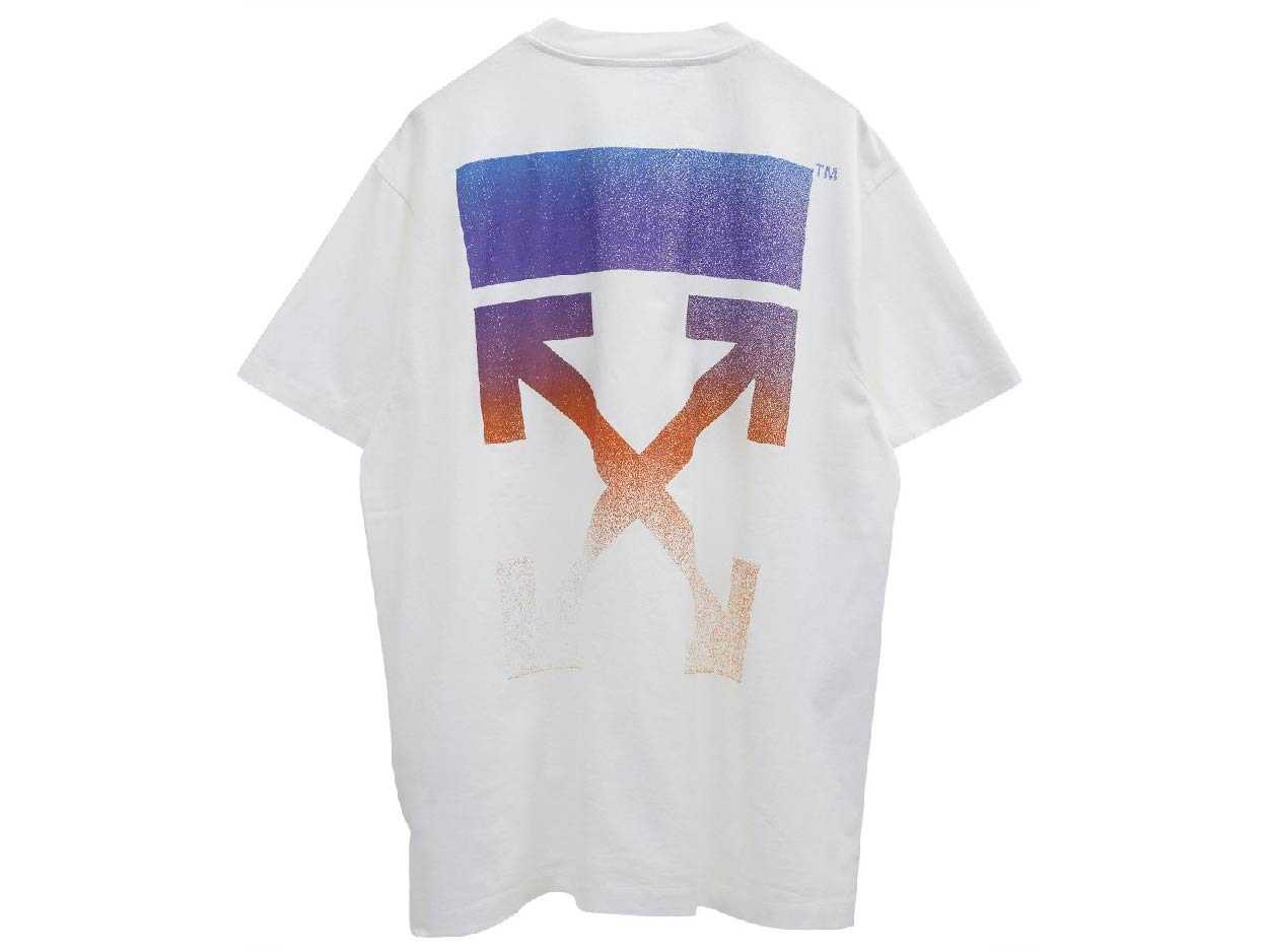 OFF-WHITE Oversized Degrade Arrow S/S T-SHIRT (WHITE/MULTICOLOUR)
