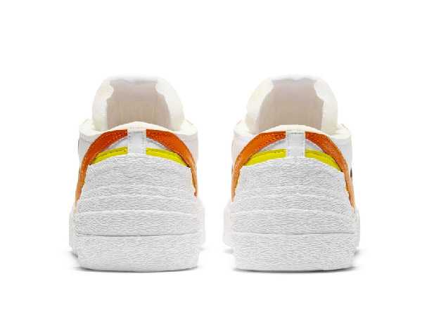 Nike Blazer Low x sacai (WHITE MAGMA ORANGE)