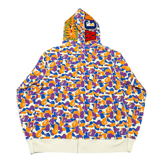 BAPE Store Los Angeles Shark Full Zip Relaxed Fit Hoodie (MULTI)