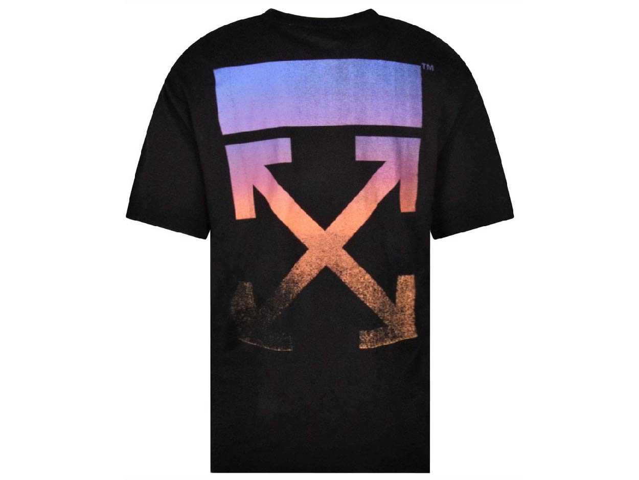OFF-WHITE Oversized Degrade Arrow S/S T-SHIRT (BLACK/MULTICOLOUR)