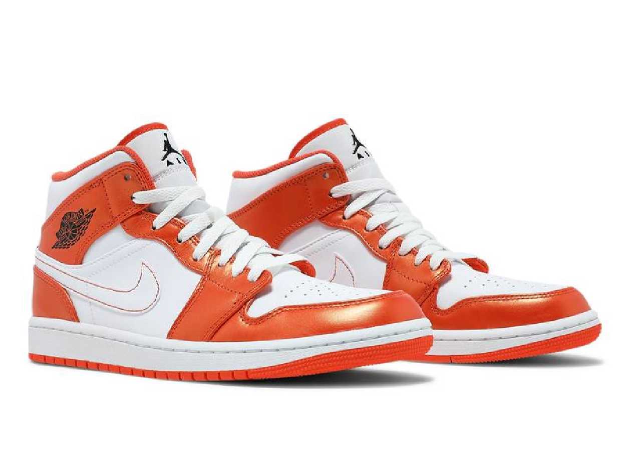Nike Air Jordan 1 Mid Metallic Orange