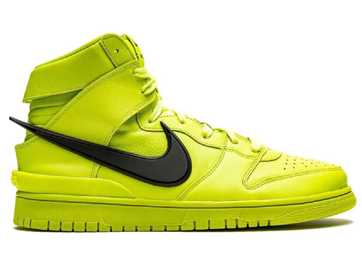 Nike Dunk High x AMBUSH Flash Lime