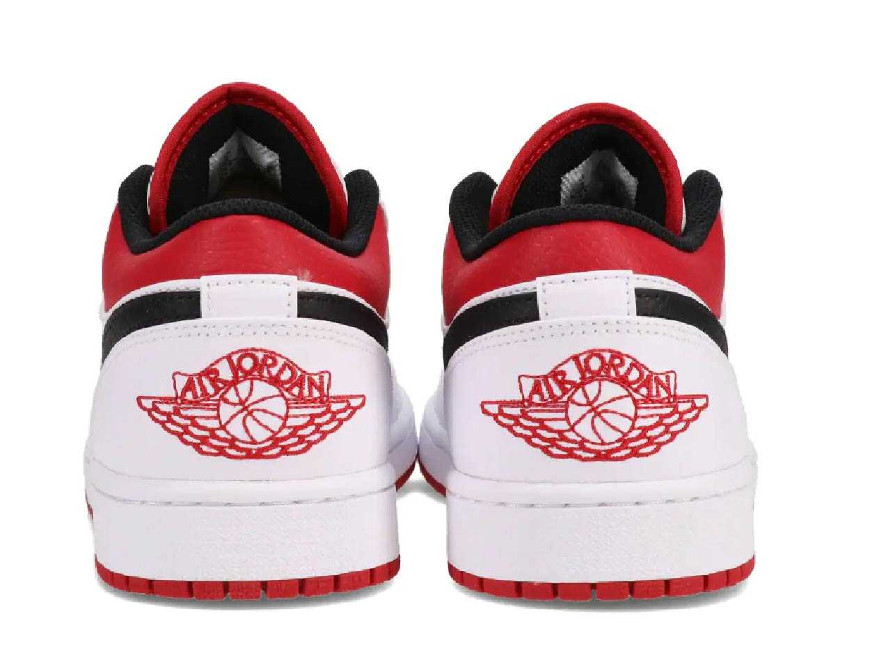 Nike Jordan 1 Low White University Red Black