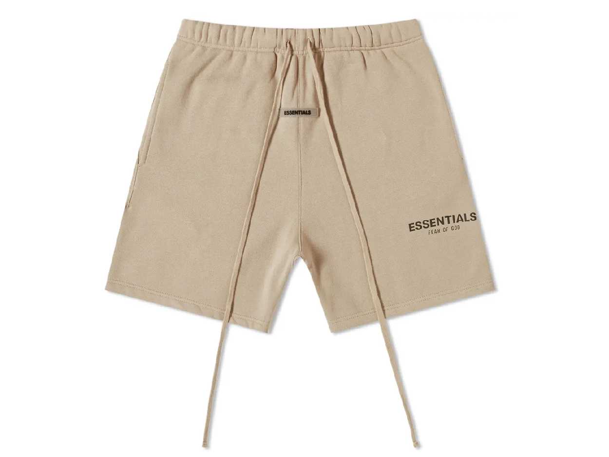 FEAR OF GOD ESSENTIALS Sweat Shorts (TAN)
