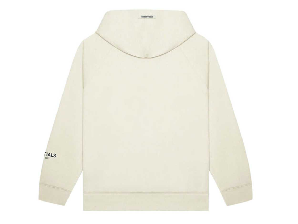 FOG - ESSENTIALS 3D Silicon Applique Boxy Hoodie (CREAM)