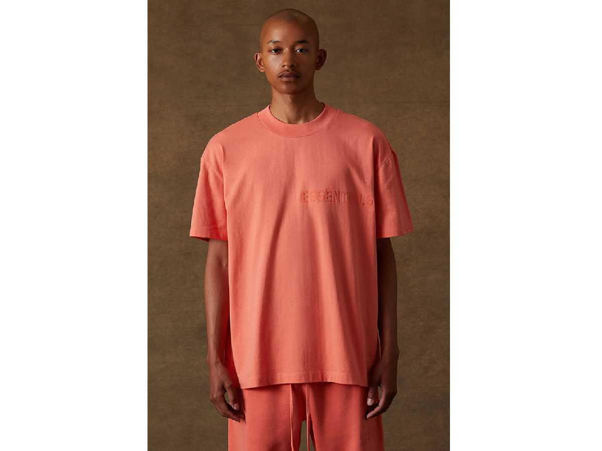 Essentials Fear Of God T-Shirt (CORAL)