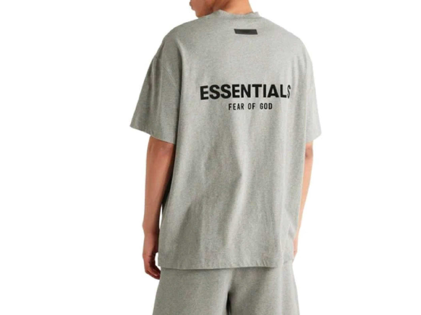 FOG – ESSENTIALS Fleece Logo T-Shirt (DARK OATMEAL)