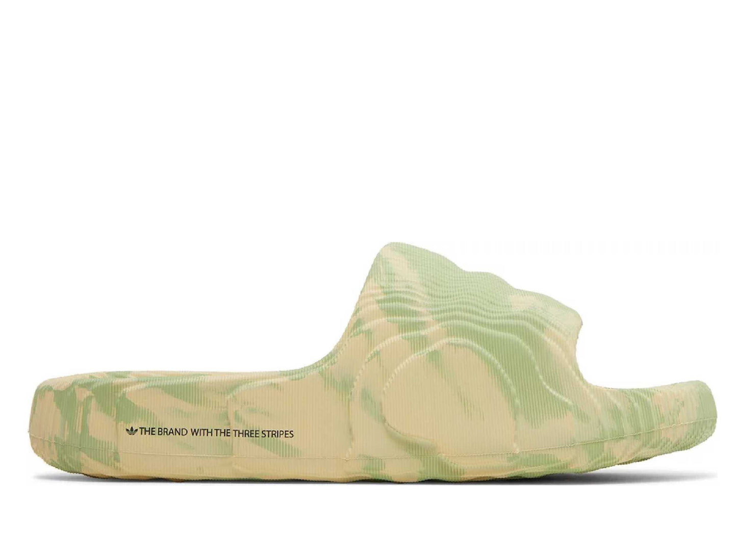 adidas Adilette 22 Slides (MAGIC LIME ST DESERT SAND)