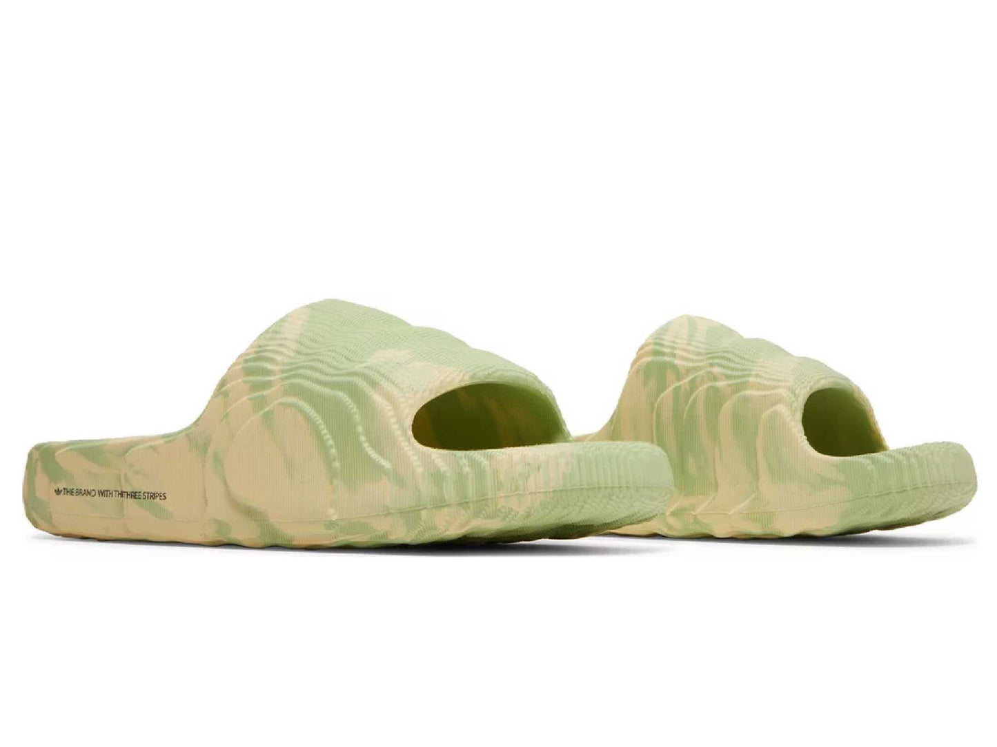 adidas Adilette 22 Slides (MAGIC LIME ST DESERT SAND)