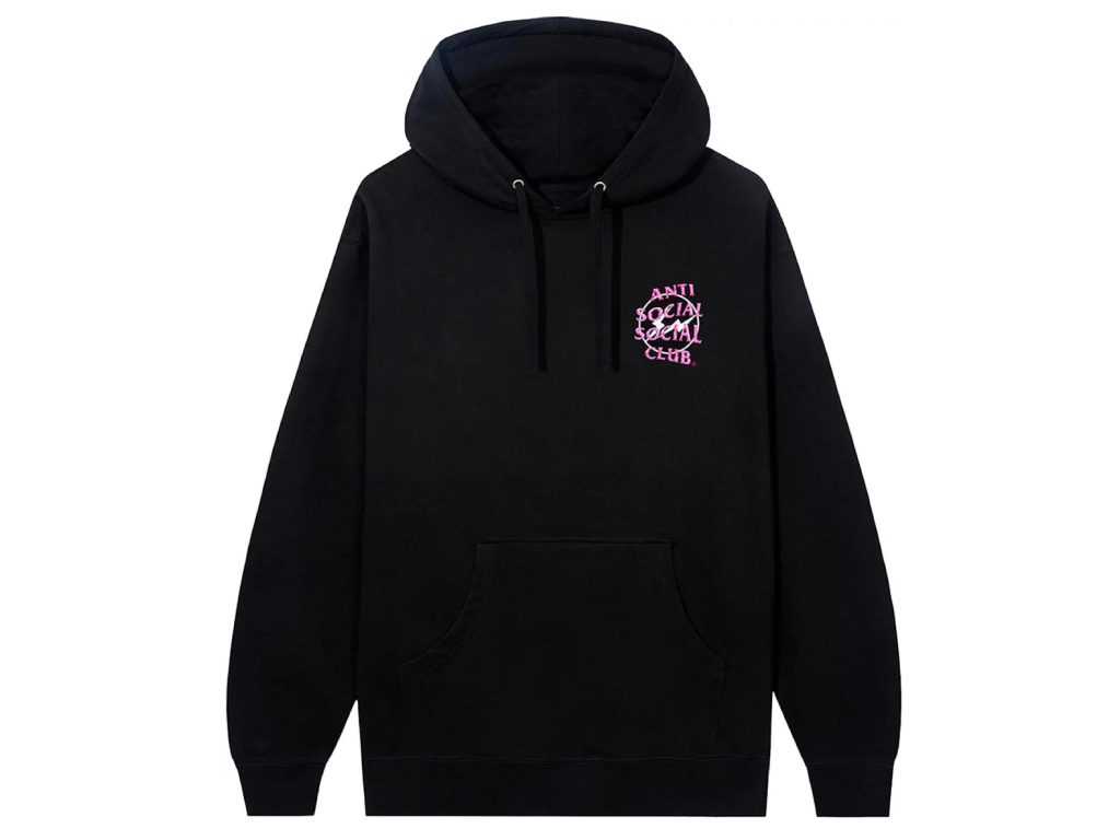 Anti Social Social Club x Fragment Precious Petals Hoodie (FW22) (BLACK/PINK)