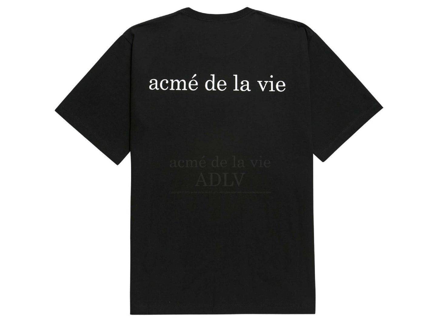acmé de la vie ADLV BABY FACE SNOW Short Sleeve T-Shirt (BLACK)