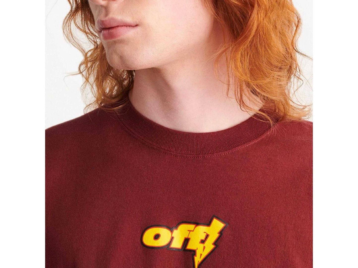 OFF-WHITE Thunder Stable Oversized S/S Tee (BROWN)