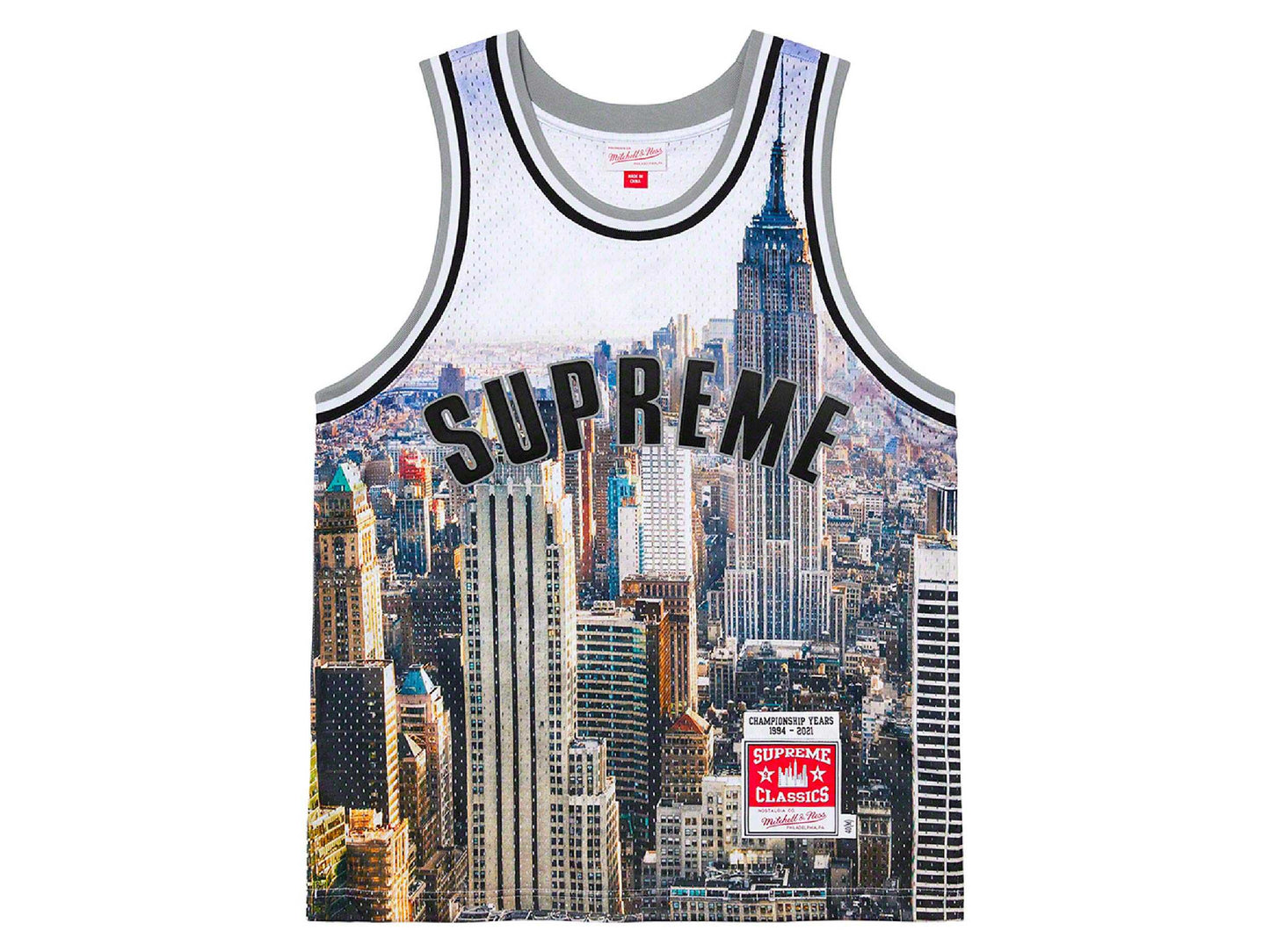 Supreme x Mitchell & Ness Basketball Jersey (SKYLINE)