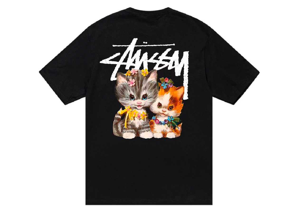 Stussy Tee Kittens (BLACK)