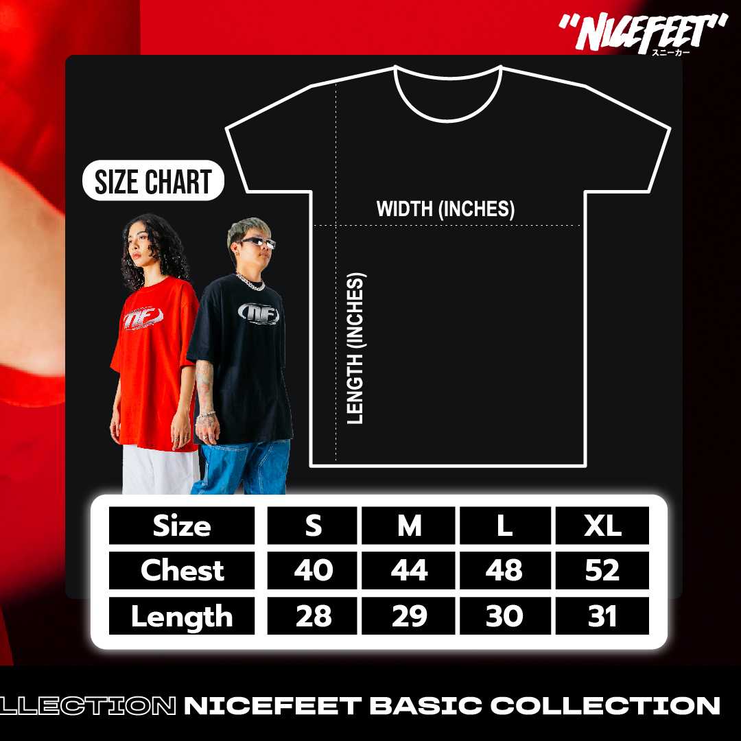 NiceFeet ™ NFTH LOGO T-SHIRT (BLACK)