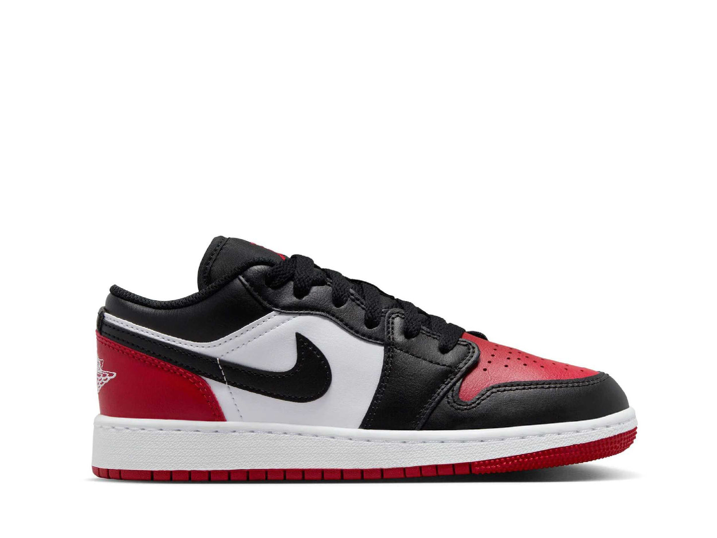 Nike Air Jordan 1 Low Bred Toe 2.0 (GS)