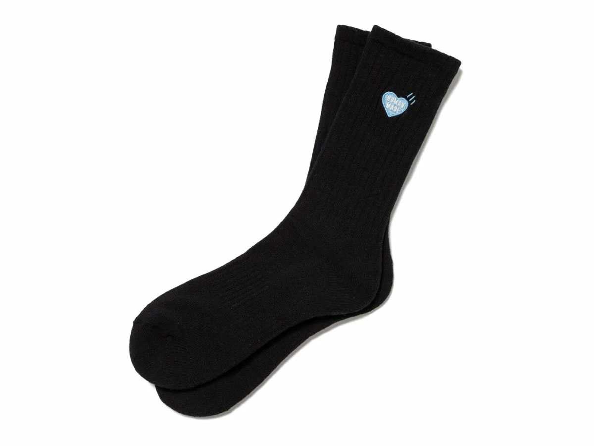 Human Made Short Socks Pile (BLACK)