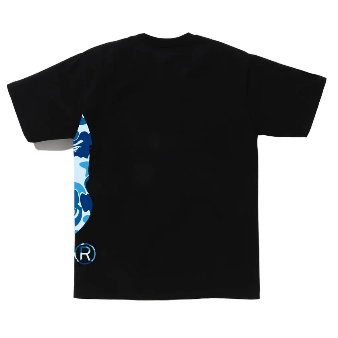 BAPE Abc Camo Side Big Ape Head Tee (BLACK/BLUE)