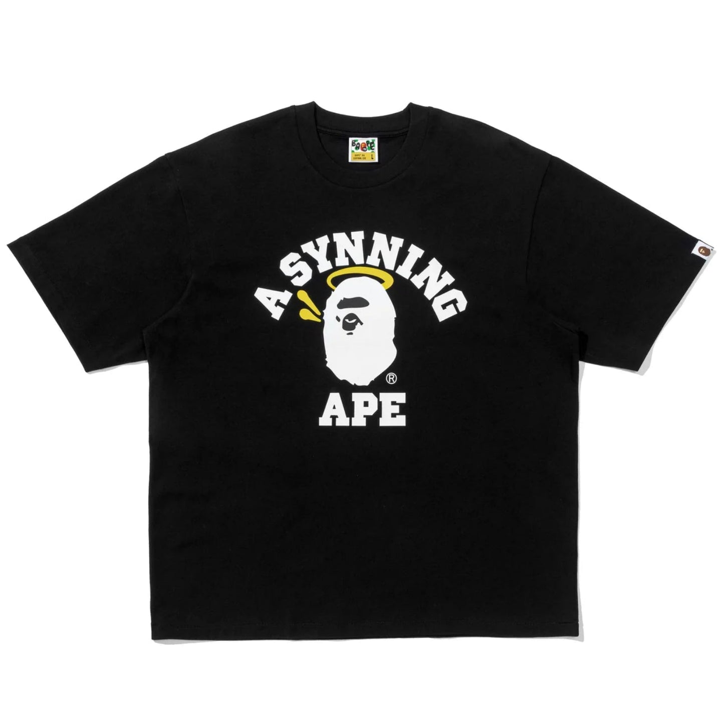 Bape x Spotify x Syna By Central Cee College Tee (BLACK)