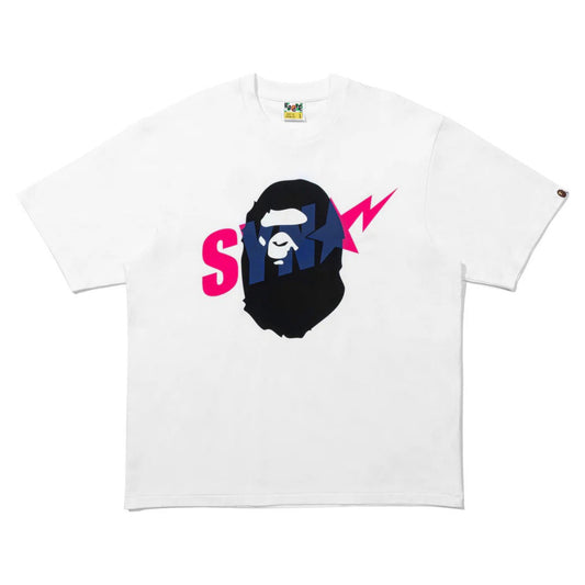 Bape x Syna x Central Cee Ape Head Relaxed Fit tee (WHITE)