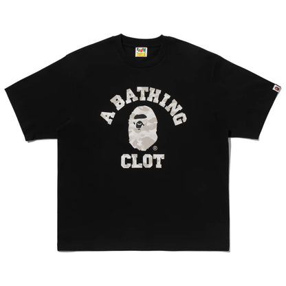 BAPE x Clot Camo College Relaxed Fit Tee (BLACK)
