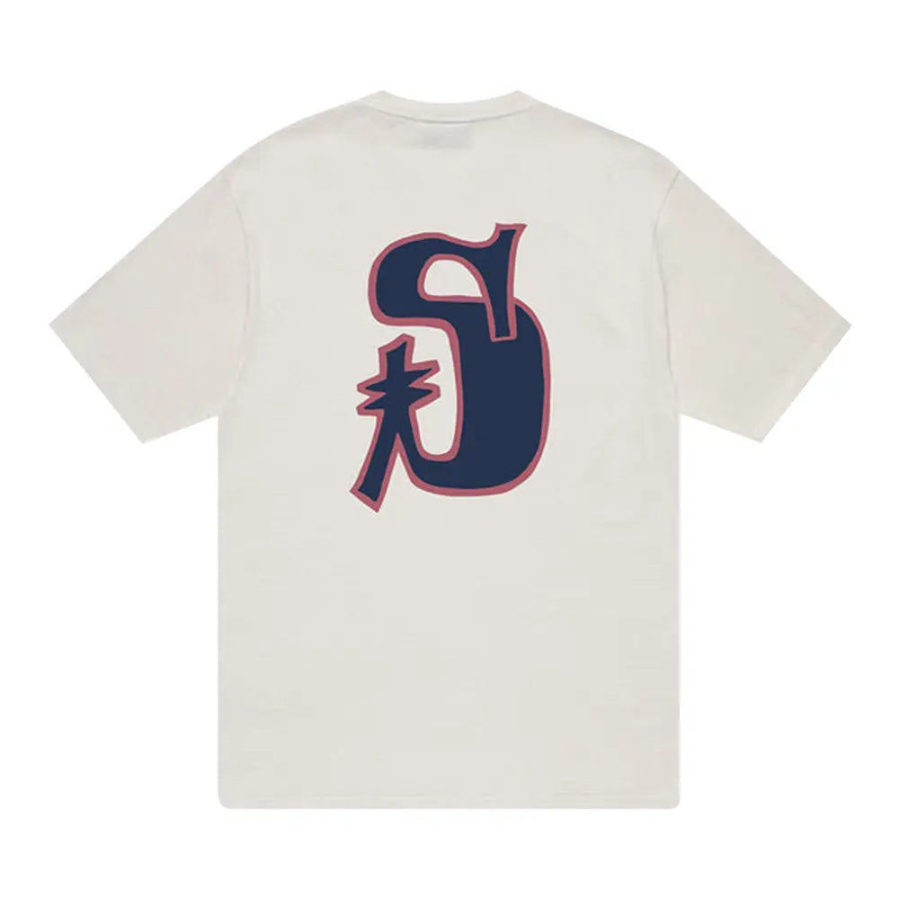 Stussy Tee Solo S 颜料染色 (米白)