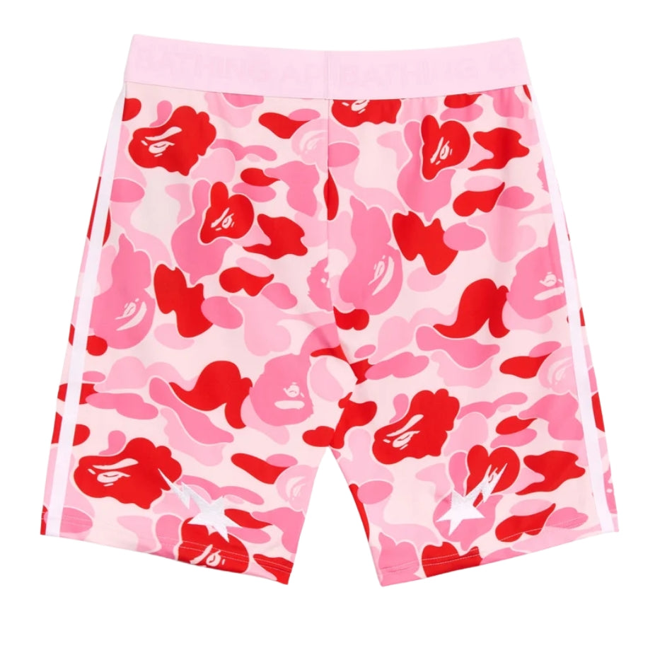 adidas x BAPE Football Leggings Slim Shorts (PINK)