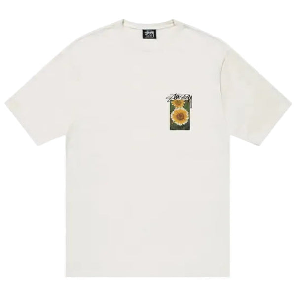 Stussy Tee Flower Grid Pigment Dyed (NATURAL)