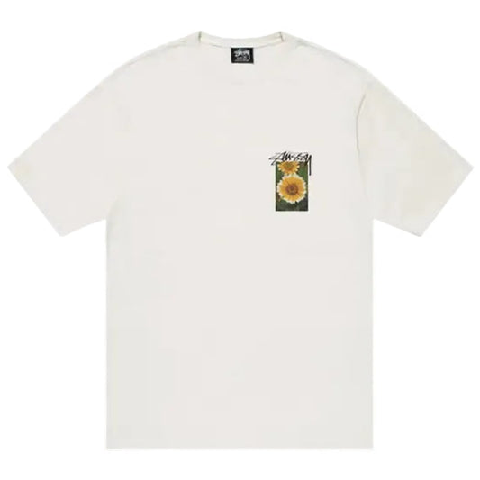 Stussy Tee Flower Grid 颜料染色（NATURAL）