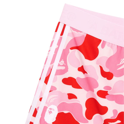 adidas x BAPE Football Leggings Slim Shorts (PINK)