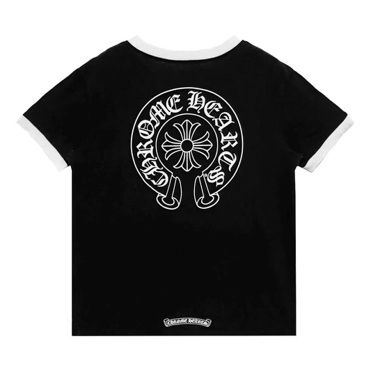 Chrome Hearts Roller Skate Horseshoe T-Shirt (BLACK)