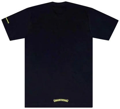 Chrome Hearts Neck Logo T-Shirt (BLACK/NEON YELLOW)