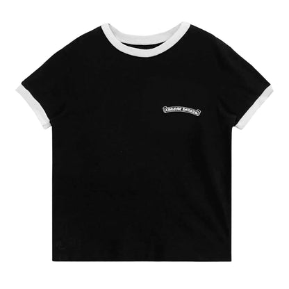 Chrome Hearts Roller Skate Horseshoe T-Shirt (BLACK)