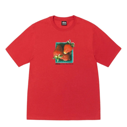 Stussy Tee Berries (CAYENNE)