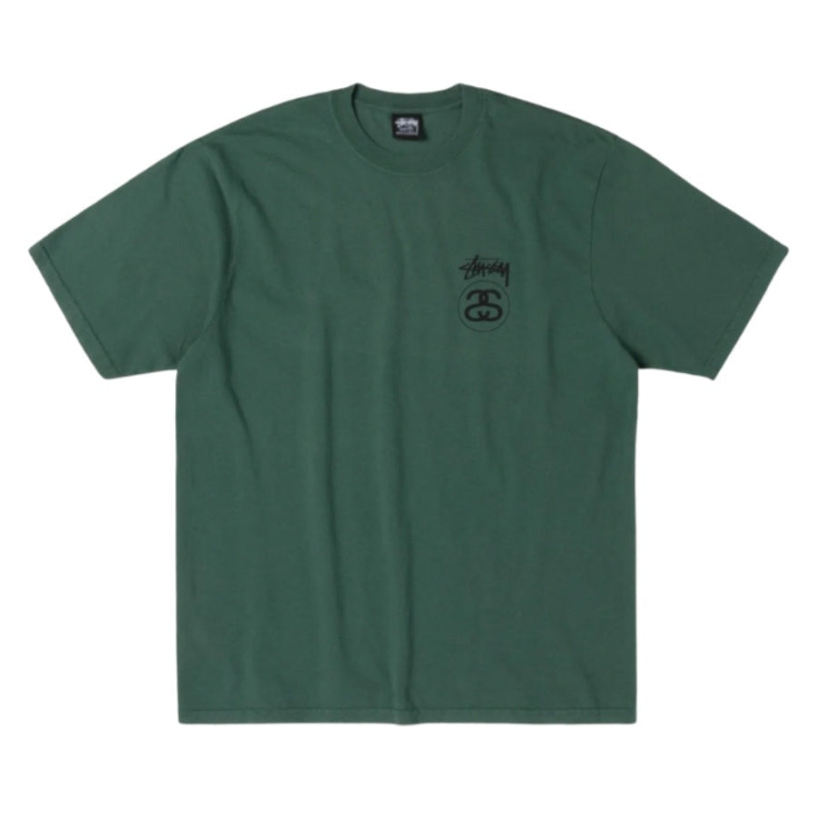 Stussy Tee Stock link Pigment Dyed (PINE)