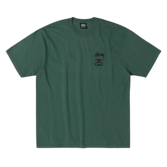 Stussy Tee Stock link Pigment Dyed (PINE)
