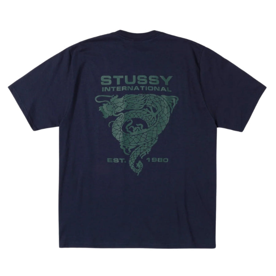 Stussy Tee Dragon (NAVY)
