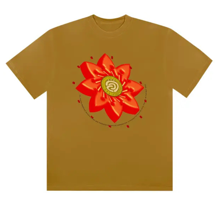 Travis Scott Cactus Jack Flower Tee (TAN)