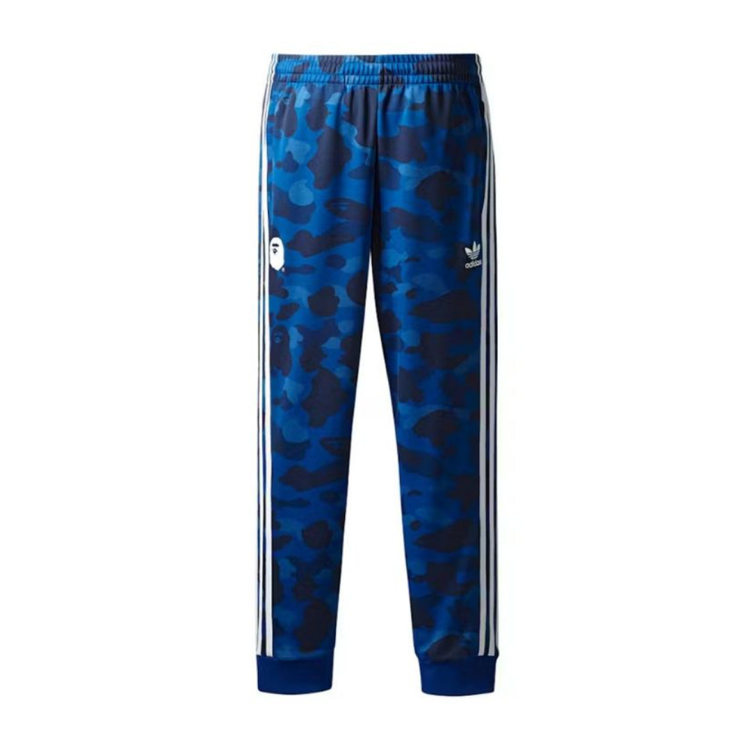 BAPE X adidas adicolor Track Pants (BLUE)