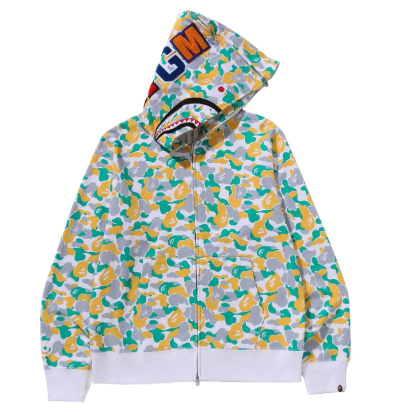 BAPE Store Wuxi Separate Shark Full Zip Hoodie (MUTICOLOR)