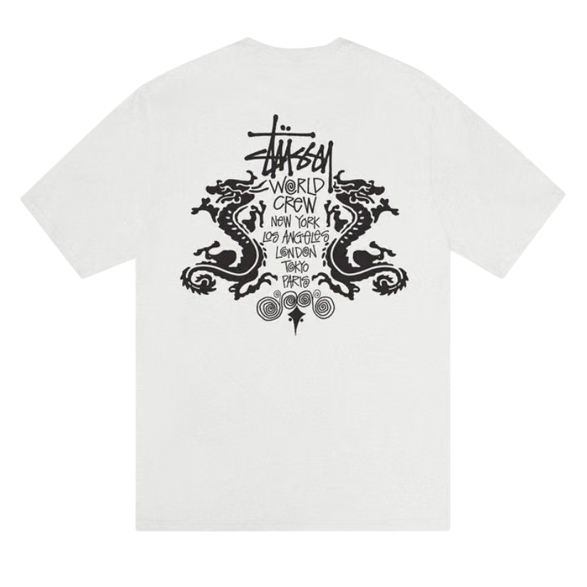 Stussy Tee Double Dragon Pigment Dyed (NATURAL)