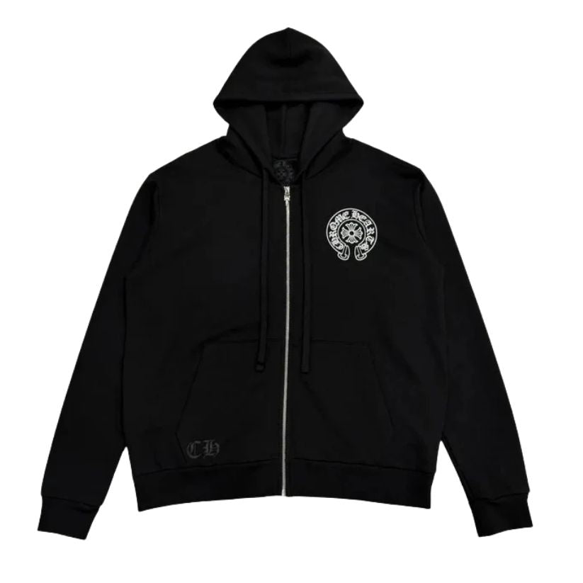 Chrome Hearts Manchester Exclusive Zip Up Hoodie (BLACK)