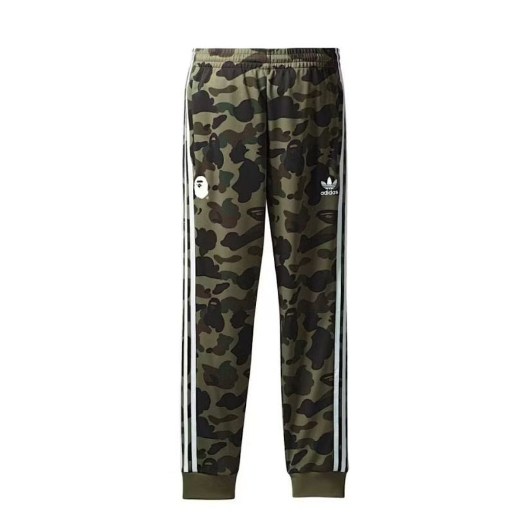 BAPE X adidas adicolor Track Pants (OLIVE CARGO)