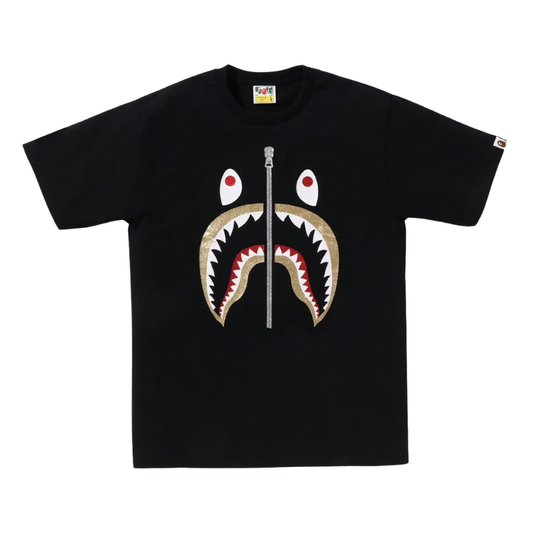 BAPE Glitter Shark Tee (BLACK)