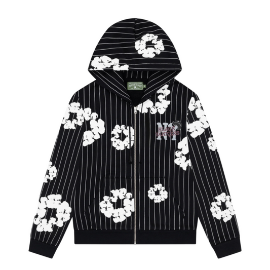 Denim Tears Black Yankees CW Zip Hoodie (BLACK)