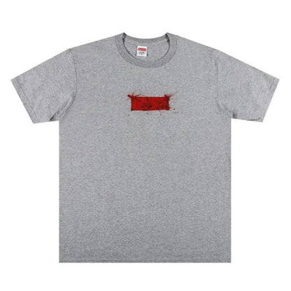 "Supreme Ralph Steadman Box Logo Tee (HEATHER GRETY) "